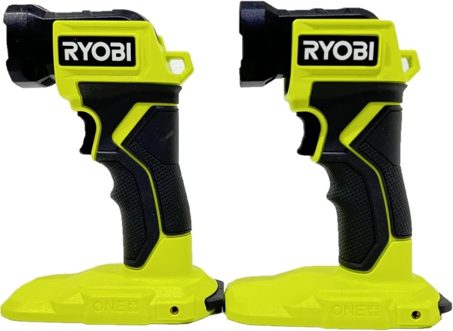 Alt view image 10 of 14 - Ryobi 18V LED Light, PCL660 2Pk - Bulk Packaged, Handheld, Green, 2pk-PCL660=BT | Battery and Charger Sold Separately