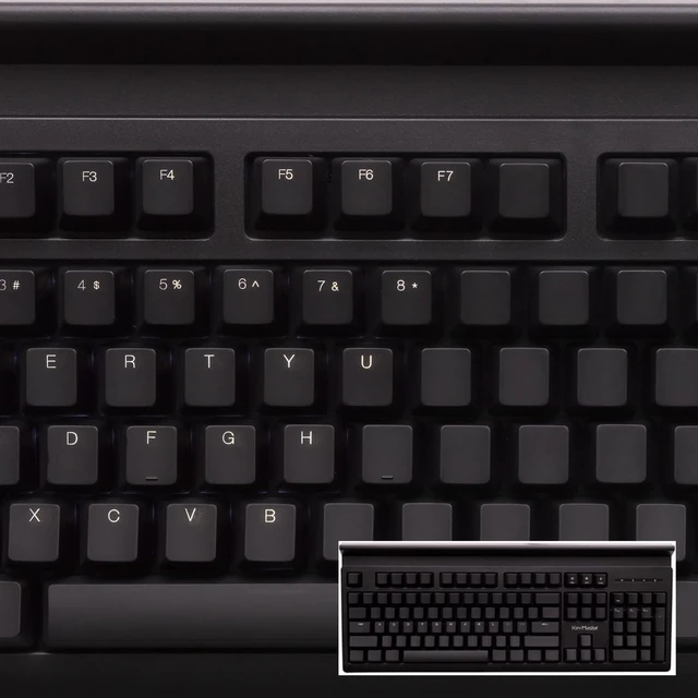 Alt view image 14 of 14 - Keymaster Learn to Type Keyboard; Typing Practice with Show or Hide Keys; Blank Key Caps; Teach Students to Touch Type; Keymaster Mechanical Training Tool; Better Than Keyboard Cover or Skin