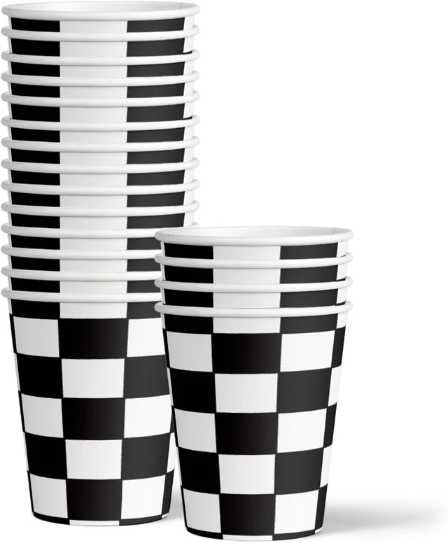 Alt view image 12 of 14 - Nine is a Vibe Smiley Face 9th Birthday Party Supplies - 64 Piece Boys Ninth Birthday Tableware Set Includes Large 9" Dinner Plates and 8" Dessert Paper Plates Napkins Cups - Kit for 16
