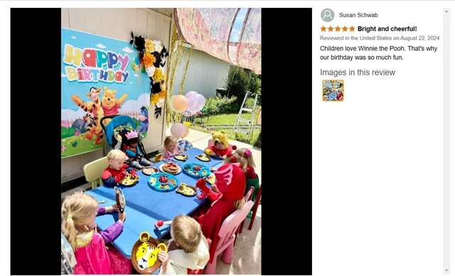 Alt view image 14 of 14 - Winie The Pooh Theme Birthday Party Supplies, Cartoon Bear Party Decoration Set, Cute Themed Celebration Decor Kit for Birthday, Table Setup, Backdrop, Home Event Decoration Supplies