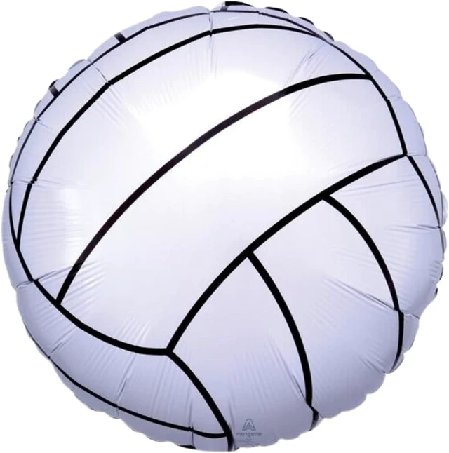 Alt view image 13 of 14 - Volleyball Deluxe Party Packs (112 Pieces for 16 Guests) - Volleyball Decorations, Sports Themed Birthday Party Supplies, Volleyball Plates and Napkins, Volleyball Party Decor, Blue Orchards