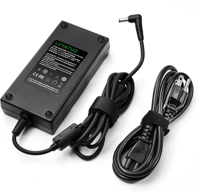 Alt view image 9 of 12 - AC Adapter Fit for MSI Gaming Laptop Charger 180W 150W 120W, MSI GF63 GF75 Thin Power Cord