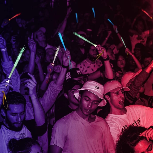 Alt view image 14 of 14 - Glow Sticks Bulk, 30 Pcs LED Light Up Wands Glow Sticks with 3 Modes Colorful, Glow in The Dark Party Supplies for Wedding, Raves, Concert, Party