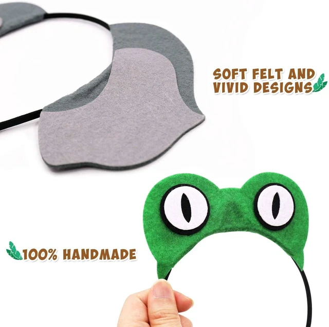 Alt view image 11 of 12 - 12pcs Jungle Animal Safari Headbands with Animal Hair Hoops - Photo Booth Props, Party Favors and Decorations for Kids and Adults