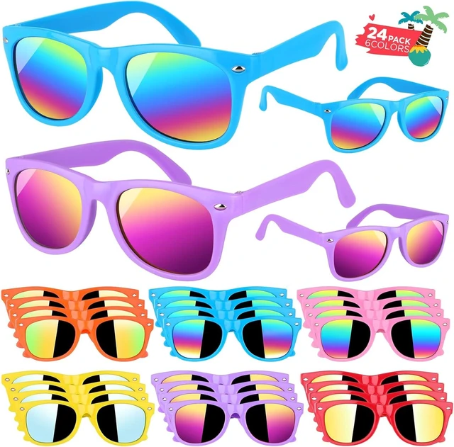 Alt view image 8 of 14 - GINMIC Party Favors Kids sunglasses, 24Pack Kids, Boys and Girls Sunglasses Bulk Age 3-8 with UV400 Protection,Party Favors For Kids, Birthday Classroom Goodie Bags Party Supplies