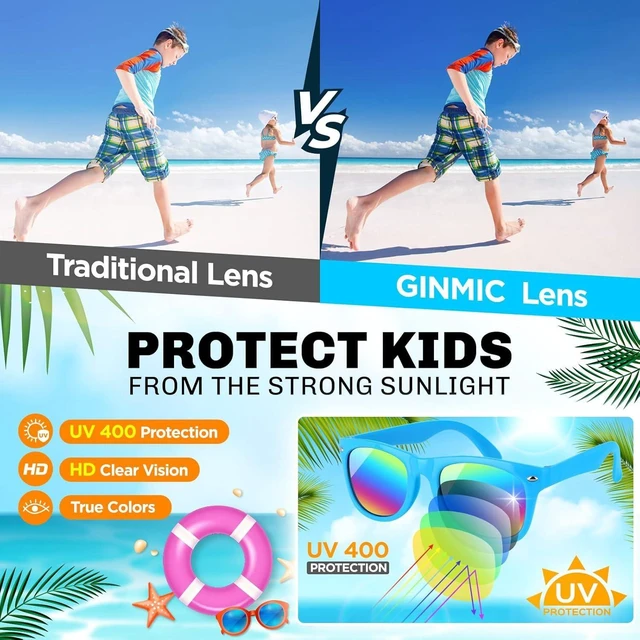 Alt view image 11 of 14 - GINMIC Party Favors Kids sunglasses, 24Pack Kids, Boys and Girls Sunglasses Bulk Age 3-8 with UV400 Protection,Party Favors For Kids, Birthday Classroom Goodie Bags Party Supplies