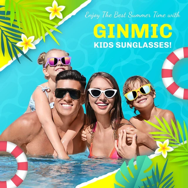 Alt view image 12 of 14 - GINMIC Party Favors Kids sunglasses, 24Pack Kids, Boys and Girls Sunglasses Bulk Age 3-8 with UV400 Protection,Party Favors For Kids, Birthday Classroom Goodie Bags Party Supplies