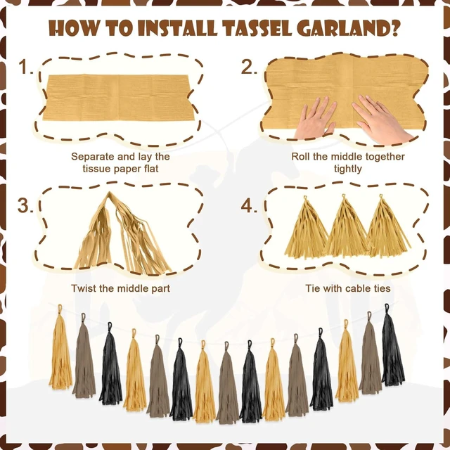 Alt view image 12 of 12 - My First Rodeo Decorations Boy, Western Cowboy 1st Birthday Party Decorations, Western Balloon Arch Kit Cowboy Party Supplies Backdrop Photo Banner Tablecloth for 1st Rodeo Birthday Party Decor Boy