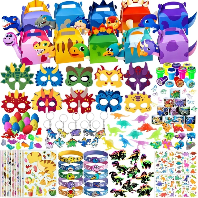 Alt view image 8 of 14 - DMIGHT Dinosaur Party Favors, Dinosaur Birthday Party Supplies, Dinosaur Goodie Bags for Kids Birthday, Dino Gifts Bags Fillers Stuffers, Dinosaur Themed Party Toys