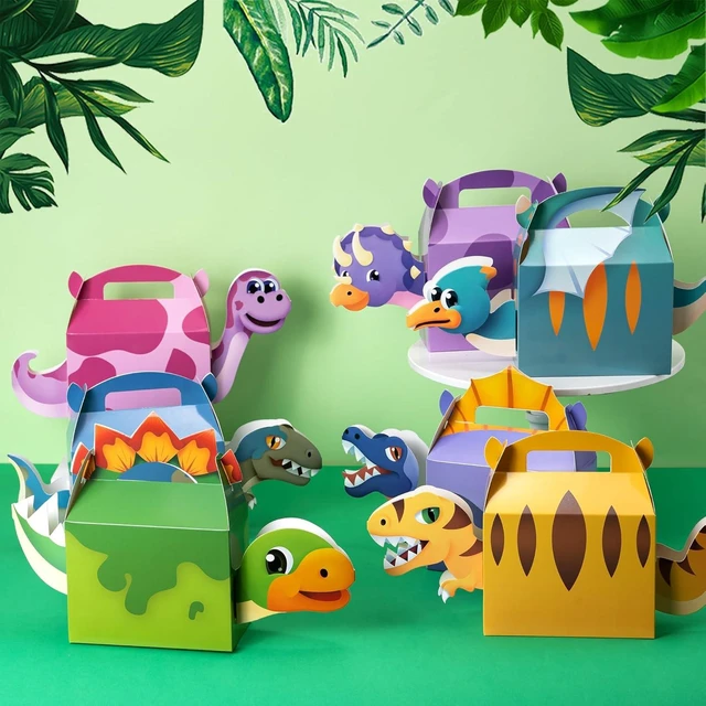 Alt view image 12 of 14 - DMIGHT Dinosaur Party Favors, Dinosaur Birthday Party Supplies, Dinosaur Goodie Bags for Kids Birthday, Dino Gifts Bags Fillers Stuffers, Dinosaur Themed Party Toys