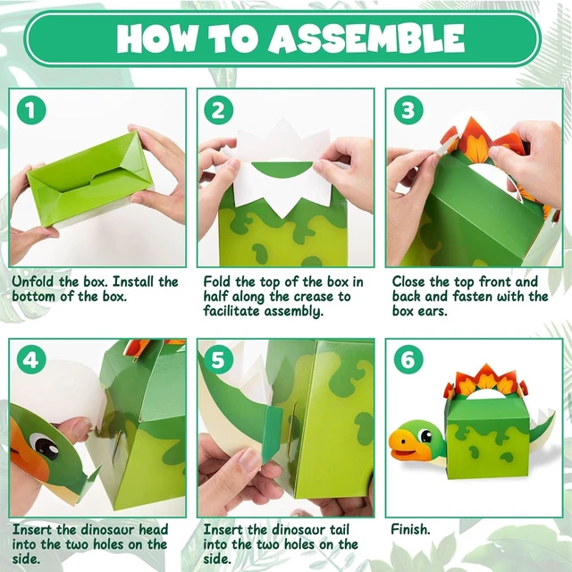 Alt view image 13 of 14 - DMIGHT Dinosaur Party Favors, Dinosaur Birthday Party Supplies, Dinosaur Goodie Bags for Kids Birthday, Dino Gifts Bags Fillers Stuffers, Dinosaur Themed Party Toys