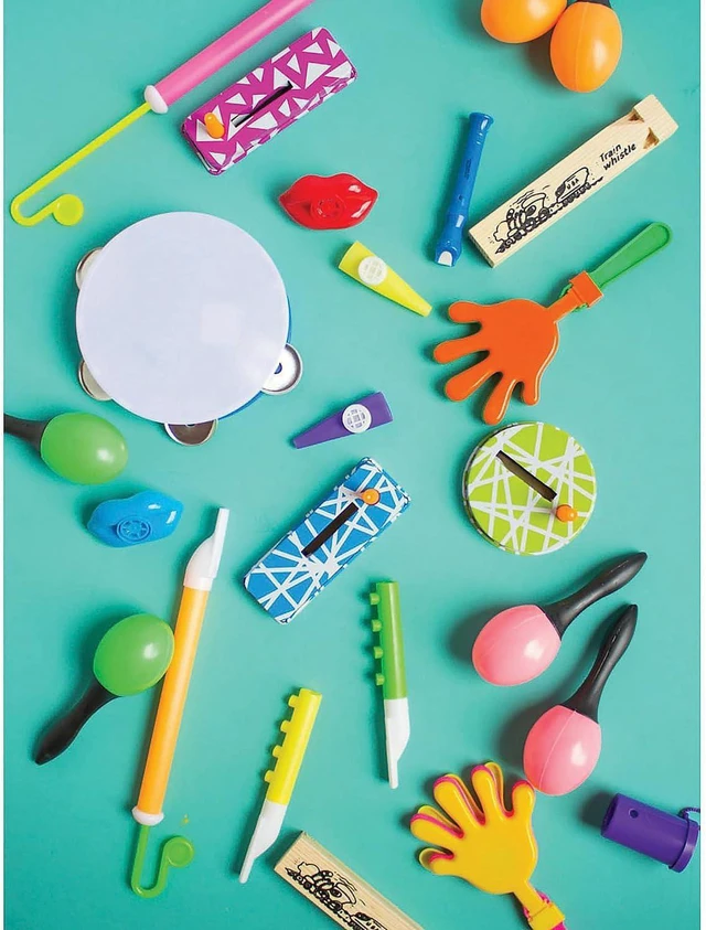 Alt view image 6 of 6 - Fun Express Maracas Noise Makers Party Blowers Hand Clappers 48 Piece Bulk Set - Kids Noisemaker Toys for Birthday Parties, New Years Eve Celebrations, Fiesta Party Favors & Sporting Events