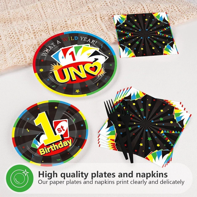 Alt view image 10 of 14 - 96Pcs Card Game 1st Birthday Party Decorations Game Night Plates and Napkins Disposable Colorful Play Card Tableware Set for Boys Cards Games Themed 1st Birthday Party Supplie Serves 24