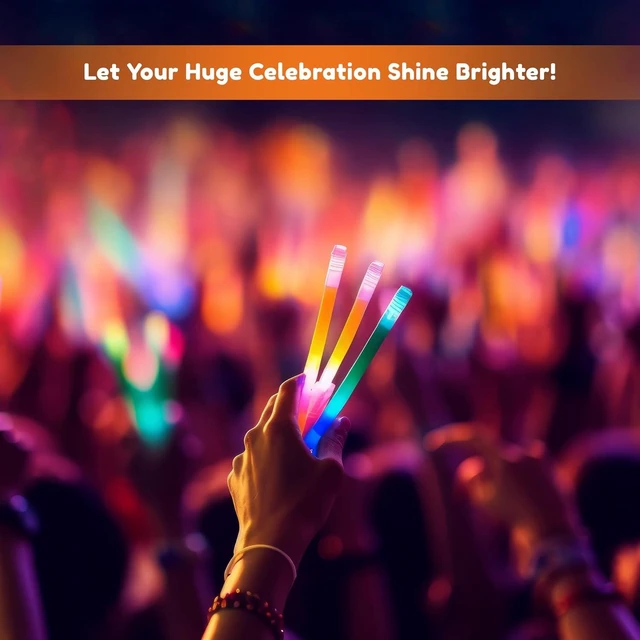 Alt view image 13 of 14 - Glow Fever Glow Sticks Bulk Party Pack - 10" Large Glow Sticks - Neon Accessories Light Sticks Glow in The Dark Party Supplies for Concert, Wedding, & Birthday by Party Dragon - Green, 50 ct