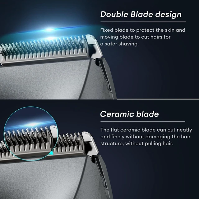 Alt view image 12 of 14 - kensen Body Hair Trimmer for Men - Groin & Pubic Hair Trimmer with LED Light, Manscape Body Shavers for Men with Ceramic Blades Ball Shaver IPX7 Waterproof Wet/Dry Rechargeable Body Trimmer Mens Gift