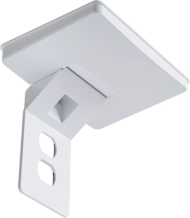 Alt view image 8 of 14 - ECHOGEAR Wide Outlet Shelf - Next-Gen Design with Built-in Cord Storage & Room for Bulky Plugs - Works with Both Standard & Decora Outlets - Quick Install with Included Hardware