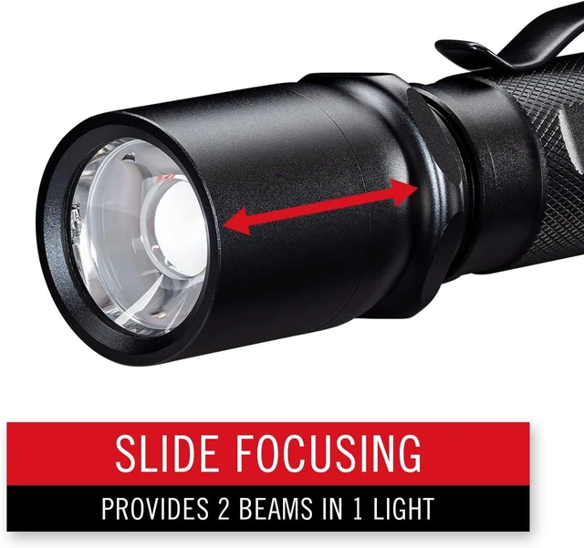 Alt view image 11 of 14 - Coast TX17R 1250 Lumen Rechargeable Long Range Tactical LED Flashlight with Spot and Flood Beams, Durable Aluminum Build