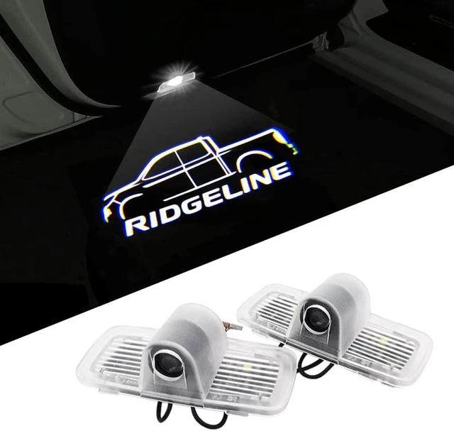 Alt view image 6 of 10 - 2 pcs Non-Fading Ridgeline LED Car Door Logo Lights Courtesy Projector Laser Welcome Light Ghost Shadow Lights Puddle lamp Fit for 2017-2021 Ridgeline Accessorie (Ridgeline01 -HD)