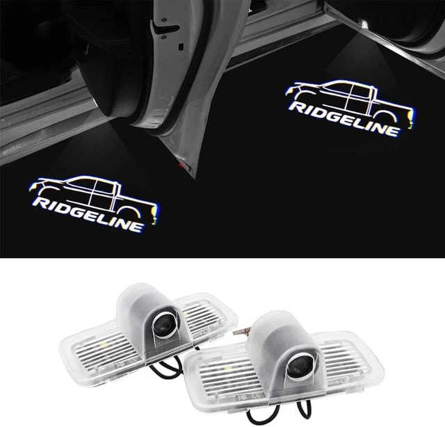 Alt view image 7 of 10 - 2 pcs Non-Fading Ridgeline LED Car Door Logo Lights Courtesy Projector Laser Welcome Light Ghost Shadow Lights Puddle lamp Fit for 2017-2021 Ridgeline Accessorie (Ridgeline01 -HD)