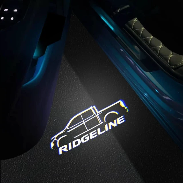 Alt view image 10 of 10 - 2 pcs Non-Fading Ridgeline LED Car Door Logo Lights Courtesy Projector Laser Welcome Light Ghost Shadow Lights Puddle lamp Fit for 2017-2021 Ridgeline Accessorie (Ridgeline01 -HD)