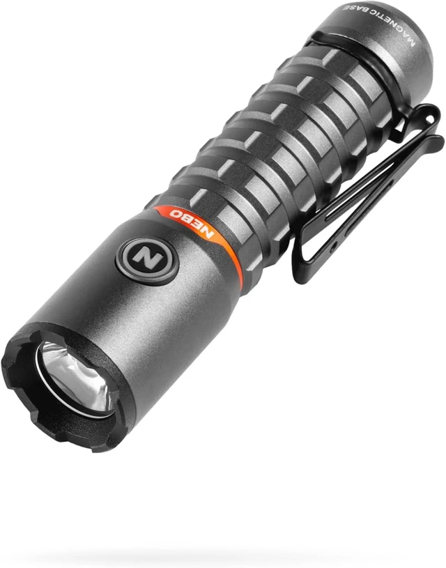 Alt view image 8 of 14 - NEBO Torchy 2K Rechargeable Pocket Flashlight | 2000 Lumen Rechargeable Pocket Flashlight, 5 LED Light Modes, Water & Impact Resistant for Camping, Hunting, Hiking