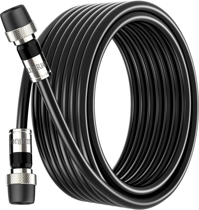Alt view image 8 of 14 - BlueRigger RG6 Coaxial Cable, 75FT (Weatherproof Rubber Boot, Direct Burial, 75 Ohm, Indoor Outdoor) - Digital Coax Cord for HDTV, CATV, TV Antenna, Satellite, Broadband Internet