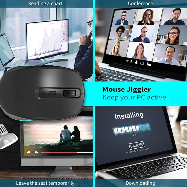 Alt view image 13 of 14 - Backlit Wireless Keyboard and Mouse Combo, Rechargeable Quiet 2.4G Cordless USB Slim Full Size for Apple iMac, MacBook, laptop and PC, Space Gray
