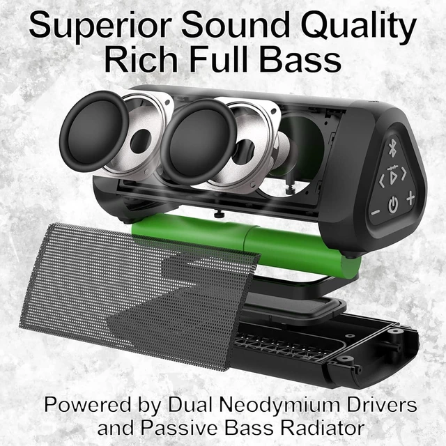 Alt view image 11 of 14 - OontZ Angle 3 Ultra - Portable Bluetooth Speaker, 14 Watts, Bigger Bass, Hi-Quality Sound, 100 Ft Wireless Range, Play Two Speakers Together, IPX7 Waterproof, Home, Outdoor, Great Gift (Black)