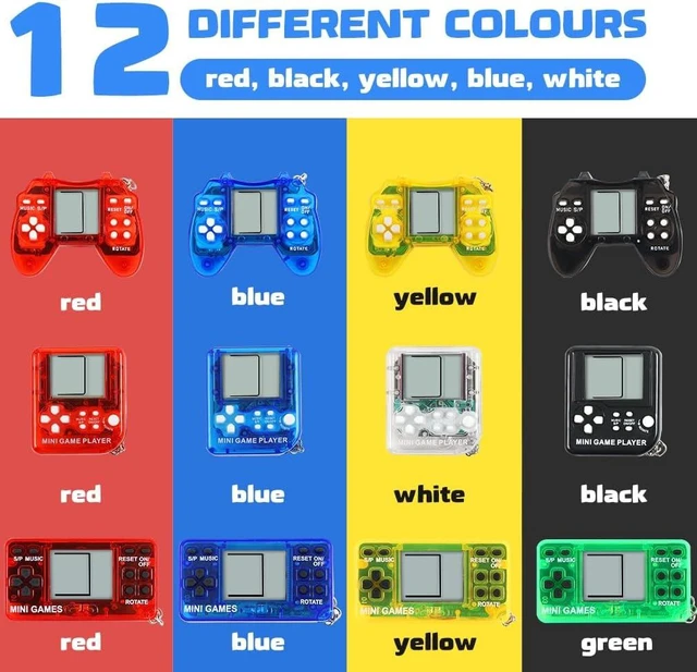 Alt view image 11 of 14 - 24pcs Video Game Party Favors, Mini Gaming Party Favors, Video Game Keychains, 8-bit Handheld, Birthday Party Supplies for Kids, Return Gifts for Birthday Party Decorations Supplies
