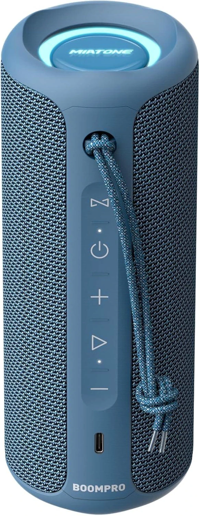 Alt view image 8 of 14 - MIATONE Bluetooth Speakers 36W TWS Portable Speaker with Stereo Sound Bass, Bluetooth 5.3 Wireless USB Type C Outdoor, 5000mAh 24H Playtime IPX7 for Present, Boy Friend Gifts for him (Blue)