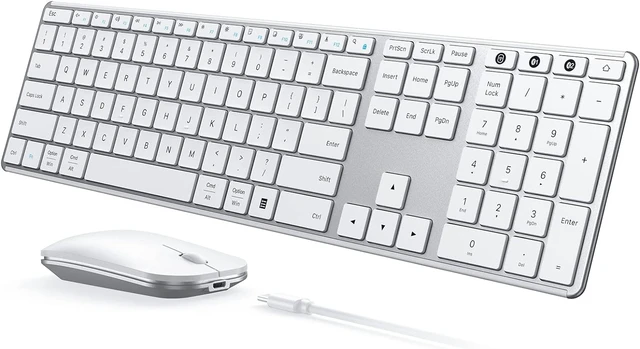 Alt view image 8 of 14 - seenda SKM64-3 Wireless Bluetooth Keyboard Mouse Combo for Windows and Mac
