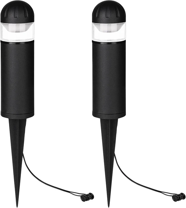 Alt view image 8 of 14 - LED Landscape Bollard Pathway Light, 2W, DC 12V Low Voltage Path Lighting Outdoor Waterproof, Die-Casted Aluminum Housing for Garden Light, 3000K Warm White Pack of 2