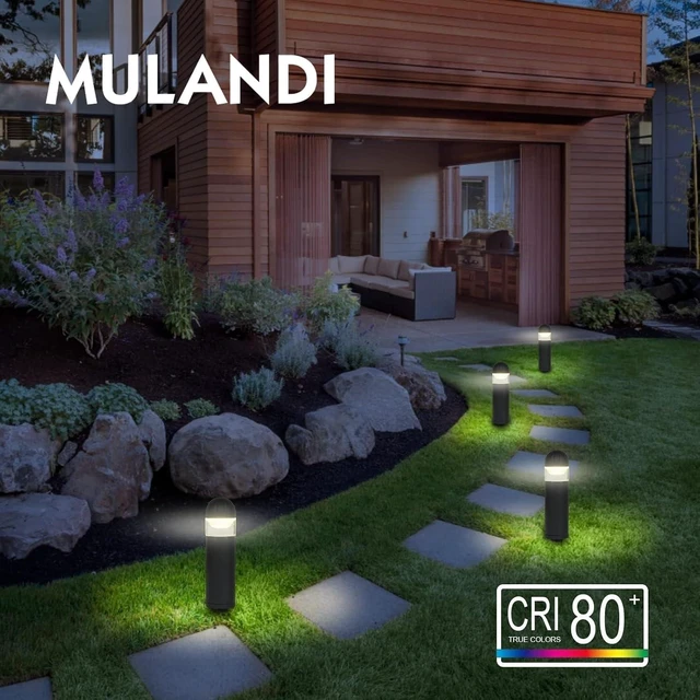 Alt view image 13 of 14 - LED Landscape Bollard Pathway Light, 2W, DC 12V Low Voltage Path Lighting Outdoor Waterproof, Die-Casted Aluminum Housing for Garden Light, 3000K Warm White Pack of 2
