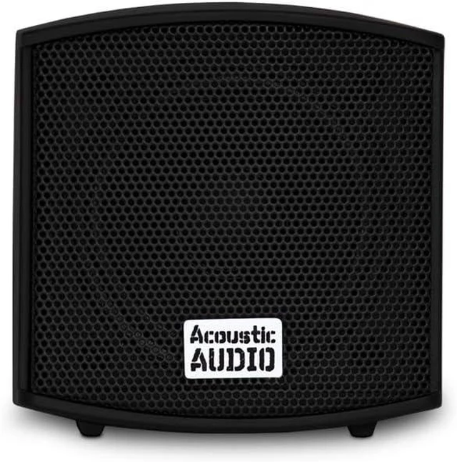 Alt view image 9 of 12 - Acoustic Audio AA321B Mountable Indoor Speakers 400 Watts Black Bookshelf Pair