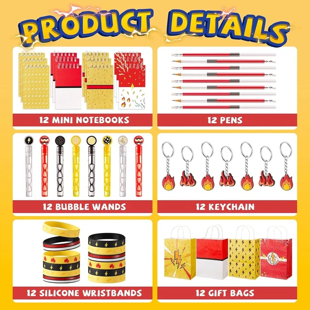 Alt view image 9 of 12 - Vanblue 72Pcs Cartoon Animation Party Favors Theme Birthday Party Decorations Goodie Bags Stuffers Gift Bags Silicone Wristband for Birthday Party Supplies Gifts Pinata Fillers