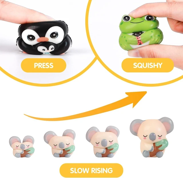 Alt view image 10 of 14 - 24PCS Squishy Party Favors for Kids - Cute Squishies Toys Bulk Animal Squishy Party Favors Birthday Goodie Bags Stuffers End of Year Student Gifts from Teacher 5th Grade Graduation Gifts