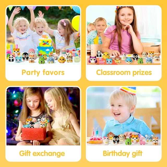 Alt view image 12 of 14 - 24PCS Squishy Party Favors for Kids - Cute Squishies Toys Bulk Animal Squishy Party Favors Birthday Goodie Bags Stuffers End of Year Student Gifts from Teacher 5th Grade Graduation Gifts