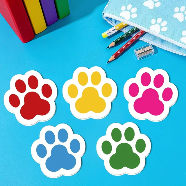 Alt view image 14 of 14 - WHALEISLAND Paw Print Party Favors Supplies Decorations for for Kids Birthday Blue Puppy Theme Goodie Bag Stuffer Pinata Filler Birthday Gifts