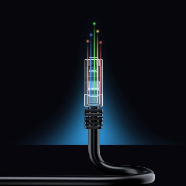 Alt view image 14 of 14 - Maximm Cat 6 Ethernet Cable 150 Ft, 100% Pure Copper, Cat6 Cable LAN Cable, Internet Cable, Patch Cable and Network Cable - UTP (Black) 150 Feet