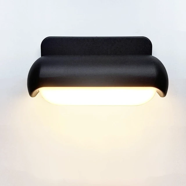 Alt view image 8 of 14 - Modern Wall Sconce Outdoor Porch Light Waterproof Patio Lamp LED Wall Light Fixture Aluminum 13W 3000K Front Door Lamp for Indoor & Outdoor use Garden Yard