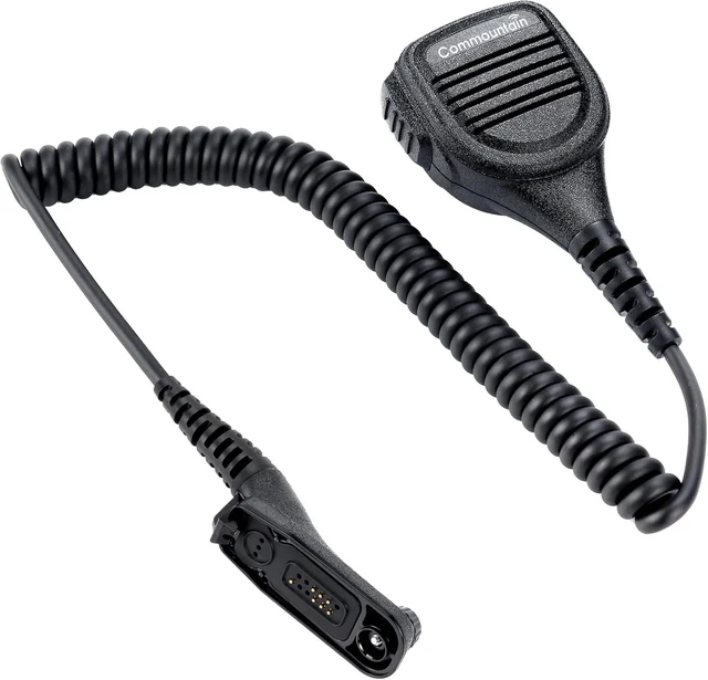 Alt view image 8 of 14 - commountain Speaker Mic Compatible for Motorola Radios APX-6000 XPR-7550e APX-8000 (7000 4000) XPR-7350e (7580e 7380e 7550 7350) APX6000 APX7000 APX8000 XPR7550 XPR7550e, Shoulder Microphone