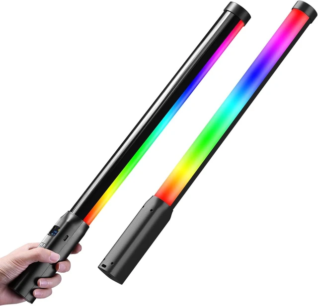Alt view image 8 of 14 - Ulanzi VL119 RGB LED Light Wand, 360°RGB Video Wand Stick for Photography, 2600mAh Built-in Rechargable Cube Light 2500-9000K Dimmable Camera Light w LCD