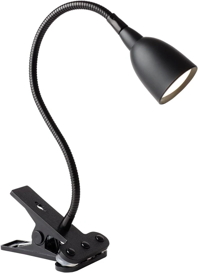 Alt view image 8 of 14 - Newhouse Lighting NHCLP-OL-BK Olivia Dimmable and Color Temperature Changing Clamp Light Desk Lamp Black