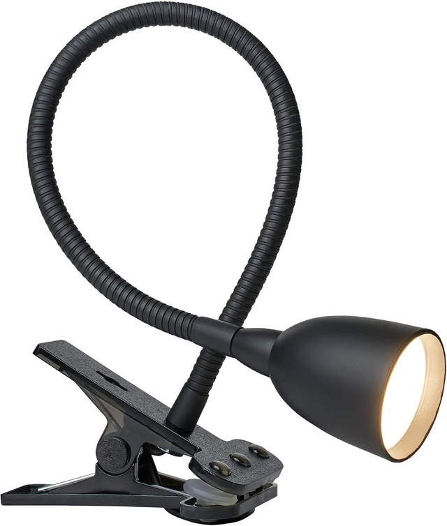 Alt view image 9 of 14 - Newhouse Lighting NHCLP-OL-BK Olivia Dimmable and Color Temperature Changing Clamp Light Desk Lamp Black