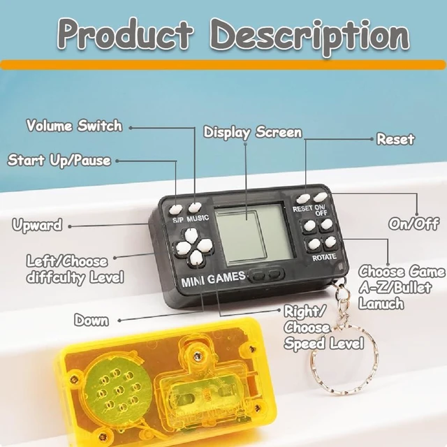 Alt view image 9 of 12 - 18Pcs Video Game Party Favors for Kids,Mini Game Console Keychain for Kids Boys Birthday Supplies Gaming Party Favors Classroom Prizes