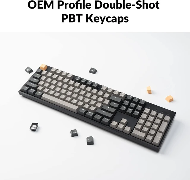 Alt view image 12 of 14 - Keychron C2 Pro Wired Custom Mechanical Keyboard, Full-Size Hot-Swappable