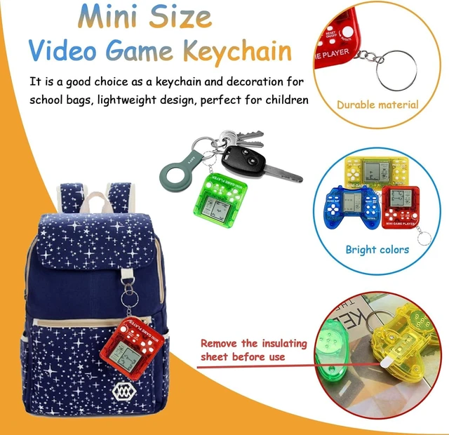 Alt view image 10 of 12 - 18Pcs Video Game Party Favors for Kids,Mini Game Console Keychain for Kids Boys Birthday Supplies Gaming Party Favors Classroom Prizes
