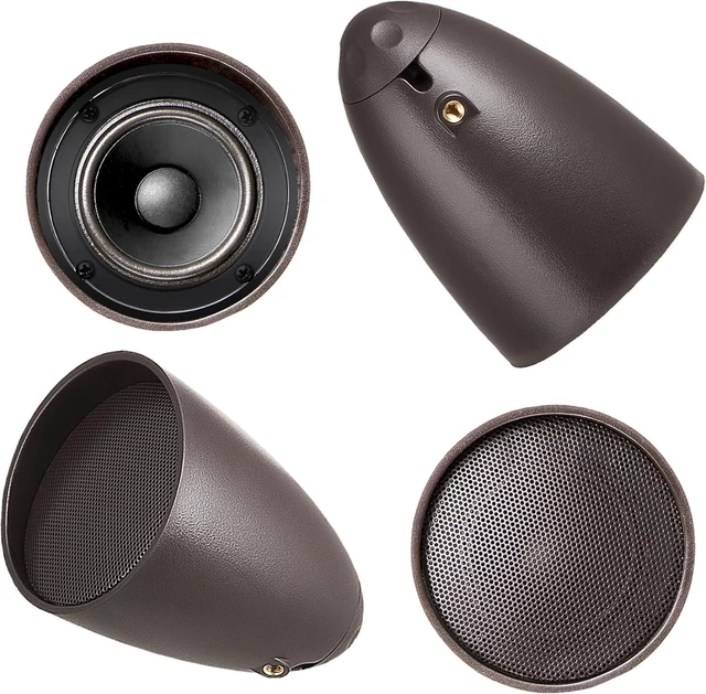 Alt view image 9 of 14 - OSD Audio 2.5" Landscape In Ground/Mountable 30W Speaker, Outdoor Weather Resistant Pair, LS2 Bronze (Pair)