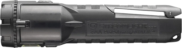 Alt view image 8 of 10 - Streamlight 68752 Dualie 3AA 140-Lumen Intrinsically Safe Industrial Flashlight with Spot/Flood and 3 "AA Alkaline Batteries, Black