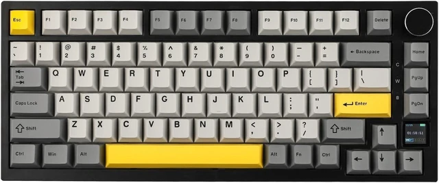Alt view image 7 of 12 - EPOMAKER Ajazz AK820 Pro Wireless Mechanical Keyboard with TFT Display&Knob